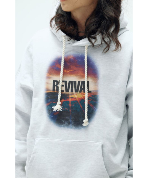 FEELENUFF（フィルイナフ）の「[PRIMATE x FEELENUFF] REVIVAL ROPE HOODIE ASHGRAY（パーカー・メンズ・その他・LARGE/X-LARGE）」の3枚目の写真