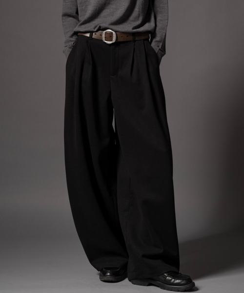 CIVVY.（シヴィ―）の「Heavyweight Slacks - モールスキンスラックス -（スラックス・メンズ・ブラウン/ブラック・LARGE/MEDIUM/SMALL）」の2枚目の写真