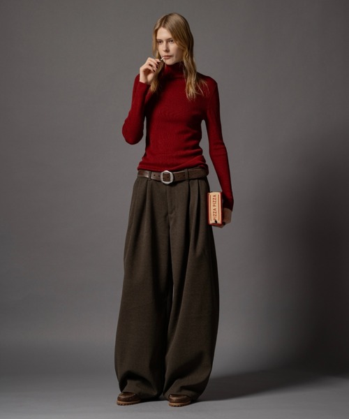 CIVVY.（シヴィ―）の「Heavyweight Slacks - モールスキンスラックス -（スラックス・メンズ・ブラウン/ブラック・LARGE/MEDIUM/SMALL）」の5枚目の写真