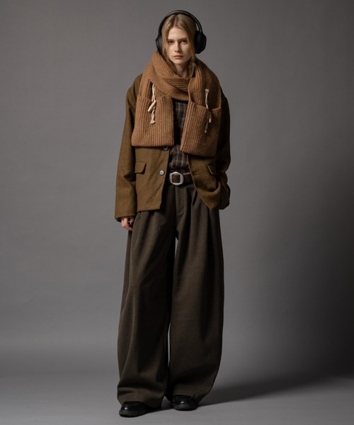 CIVVY.（シヴィ―）の「Heavyweight Slacks - モールスキンスラックス -（スラックス・メンズ・ブラウン/ブラック・LARGE/MEDIUM/SMALL）」の4枚目の写真