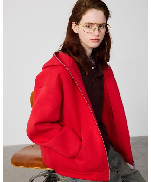 BEAMS（ビームス）の「ショート リブ ポロシャツ【ワイドショートフィット】（ポロシャツ・メンズ・チャコールグレー/ブラウン・XL/L/M/S）」の5枚目の写真