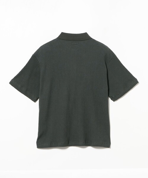 BEAMS（ビームス）の「ショート リブ ポロシャツ【ワイドショートフィット】（ポロシャツ・メンズ・チャコールグレー/ブラウン・XL/L/M/S）」の18枚目の写真