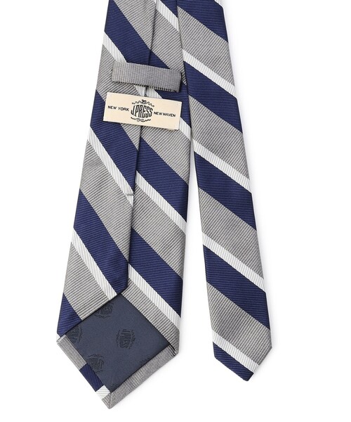 J.PRESS（ジェイプレス）の「【STRUCTURE MIX COLLECTION】レジメンタル ネクタイ（ネクタイ・メンズ・グレー系1/グリーン系1・F）」の4枚目の写真