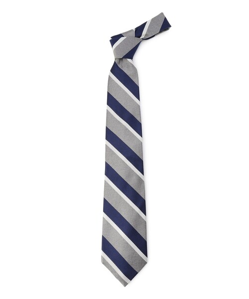 J.PRESS（ジェイプレス）の「【STRUCTURE MIX COLLECTION】レジメンタル ネクタイ（ネクタイ・メンズ・グレー系1/グリーン系1・F）」の5枚目の写真