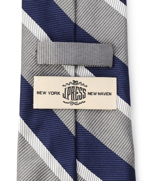 J.PRESS（ジェイプレス）の「【STRUCTURE MIX COLLECTION】レジメンタル ネクタイ（ネクタイ・メンズ・グレー系1/グリーン系1・F）」の6枚目の写真