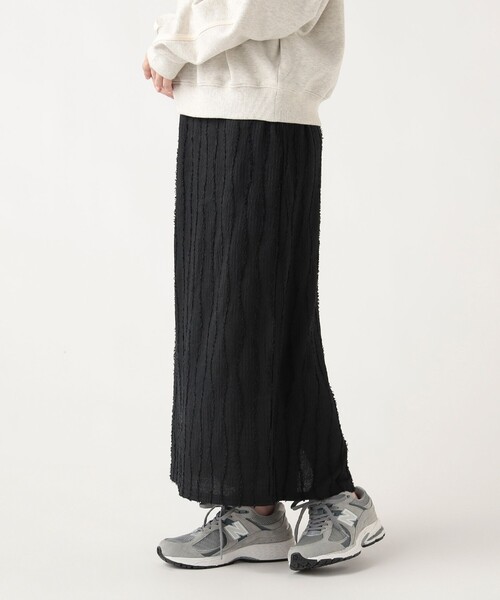 BEAMS HEART（ビームスハート）の「カットフリンジ ナロースカート（スカート・レディース・ホワイト系その他5/イエロー系その他2/ブラック・FREE）」の3枚目の写真