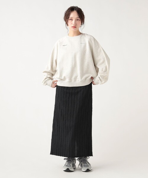 BEAMS HEART（ビームスハート）の「カットフリンジ ナロースカート（スカート・レディース・ホワイト系その他5/イエロー系その他2/ブラック・FREE）」の8枚目の写真