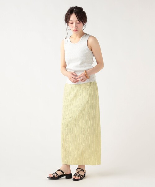 BEAMS HEART（ビームスハート）の「カットフリンジ ナロースカート（スカート・レディース・ホワイト系その他5/イエロー系その他2/ブラック・FREE）」の12枚目の写真