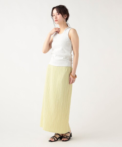 BEAMS HEART（ビームスハート）の「カットフリンジ ナロースカート（スカート・レディース・ホワイト系その他5/イエロー系その他2/ブラック・FREE）」の13枚目の写真