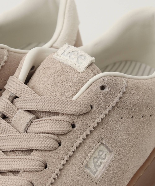 Lee（リー）の「Lee 本革スニーカー（スニーカー・レディース・ベージュ/ピンク・24.5cm/23cm/23.5cm/24cm）」の14枚目の写真