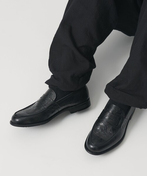 The Kenford Fineshoes（ケンフォードファインシューズ）の「【別注】＜The Kenford Fineshoes＞ペイズリー ローファー（ローファー・メンズ・ブラック・25cm/26cm/27cm/25.5cm/26.5cm）」の2枚目の写真
