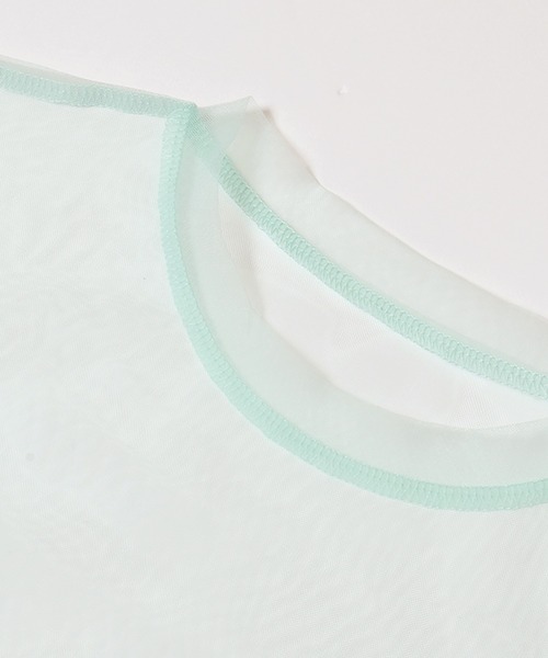 coca（coca）（コカ）の「キッズ　チュールトップス＆長袖Tシャツ 2枚セット（Tシャツ/カットソー・キッズ・ライトグリーン/パープル・120/130/140/150）」の15枚目の写真