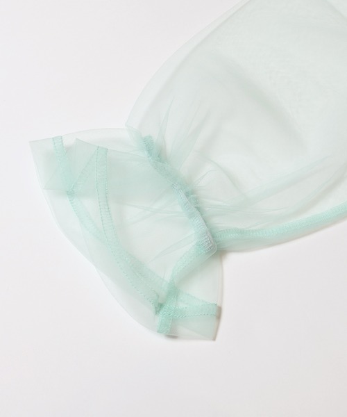 coca（coca）（コカ）の「キッズ　チュールトップス＆長袖Tシャツ 2枚セット（Tシャツ/カットソー・キッズ・ライトグリーン/パープル・120/130/140/150）」の16枚目の写真