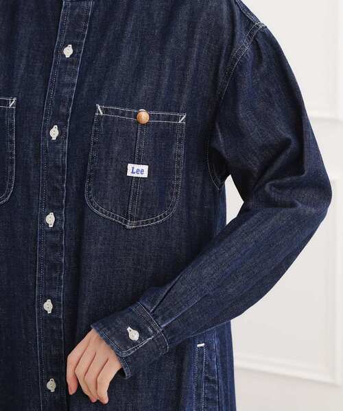 Lee（リー）の「【Lee×grove別注】LOCO FLARE DRESS（ワンピース・レディース・ネイビー/ブルー・02/03）」の15枚目の写真