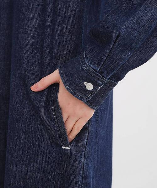 Lee（リー）の「【Lee×grove別注】LOCO FLARE DRESS（ワンピース・レディース・ネイビー/ブルー・02/03）」の16枚目の写真