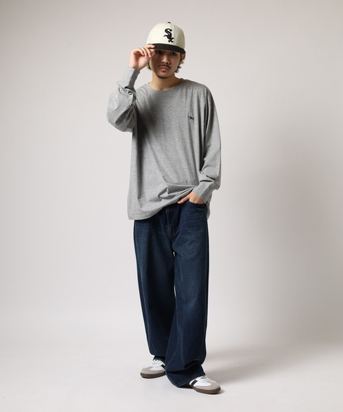 POLOCHAMPS（ポロチャンプス）の「POLOCHAMPS ロングスリーブTシャツ ロンT（Tシャツ/カットソー・メンズ・ブラック/オフホワイト/杢グレー/ダークグリーン/ネイビー/チャコール・M/L/XL）」の17枚目の写真