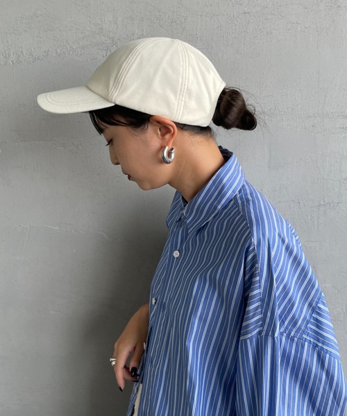 FRED PERRY（フレッドペリー）の「[FRED PERRY/フレッドペリー] ワンポイントロゴ刺繍キャップ（キャップ・レディース・ブラック/ナチュラル/ネイビー・ONE SIZE）」の16枚目の写真