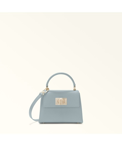 FURLA（フルラ）の「フルラ 1927 ミニトップハンドルバッグ（ショルダーバッグ・レディース・ライトブルー/ライトグレー/ライトオリーブ/サンドベージュ・ONE SIZE）」の4枚目の写真