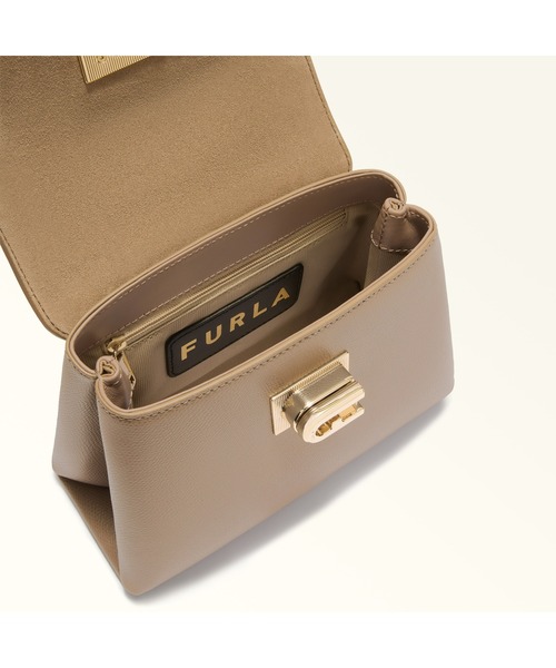 FURLA（フルラ）の「フルラ 1927 ミニトップハンドルバッグ（ショルダーバッグ・レディース・ライトブルー/ライトグレー/ライトオリーブ/サンドベージュ・ONE SIZE）」の11枚目の写真