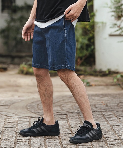 CAMBIO(カンビオ)の「mp14438- Chambray short Pants ショートパンツ(S61426cmb)(その他パンツ・メンズ・ネイビー/ブラック・L/M/S)」の15枚目の写真