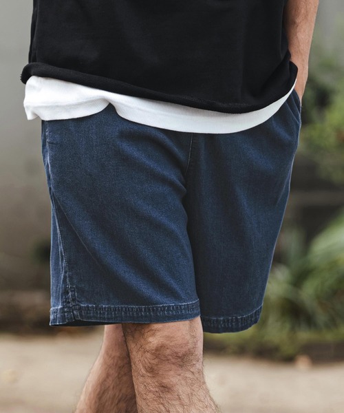 CAMBIO(カンビオ)の「mp14438- Chambray short Pants ショートパンツ(S61426cmb)(その他パンツ・メンズ・ネイビー/ブラック・L/M/S)」の16枚目の写真