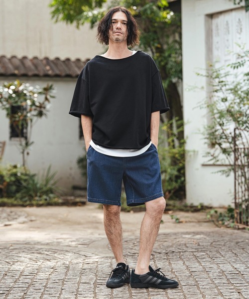 CAMBIO(カンビオ)の「mp14438- Chambray short Pants ショートパンツ(S61426cmb)(その他パンツ・メンズ・ネイビー/ブラック・L/M/S)」の20枚目の写真
