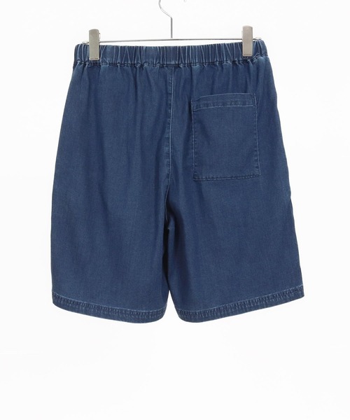 CAMBIO(カンビオ)の「mp14438- Chambray short Pants ショートパンツ(S61426cmb)(その他パンツ・メンズ・ネイビー/ブラック・L/M/S)」の3枚目の写真