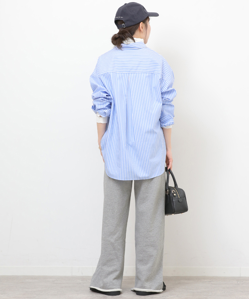 JOURNAL STANDARD relume（ジャーナルスタンダード　レリューム）の「《WEB限定追加》タックワイドイージースウェットパンツ（スウェットパンツ・レディース・ブラック/チャコールグレー・FREE）」の20枚目の写真