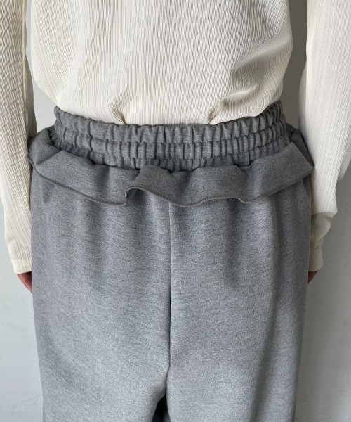 AIC.(エーアイシー)の「フリルデザインスウェットバレルパンツ(スウェットパンツ・レディース・ライトグレー/グレー・FREE)」の14枚目の写真