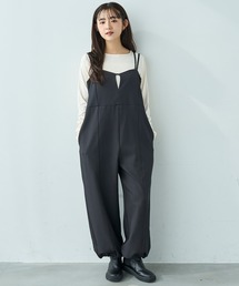 mil（ミル）の「【セットアップ対応】 バックシャン オールインワン サロペット【586121】（サロペット/オーバーオール）」