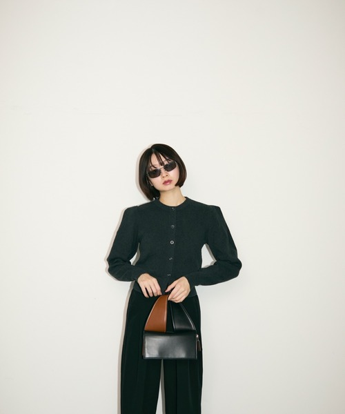 TONER（トナー）の「バイカラーブロックハンドルバッグ/ロゴプレート付き（ハンドバッグ・レディース・ブラック/ブラウン・FREE）」の22枚目の写真