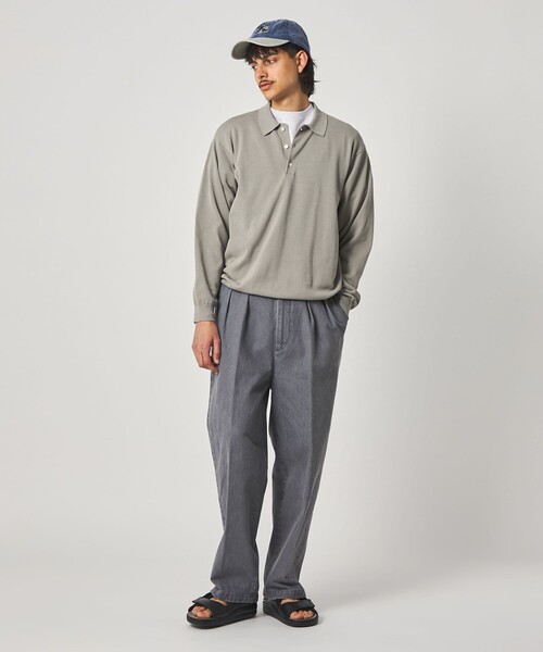 Steven Alan＞ ハイツイスト 3B ニットポロシャツ NARROW（ニット
