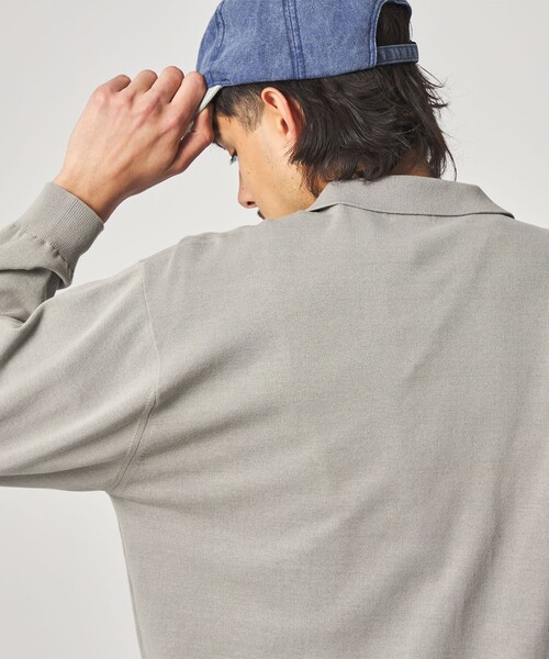 Steven Alan（スティーブンアラン）の「＜Steven Alan＞ ハイツイスト  3B ニットポロシャツ NARROW（ニット/セーター・メンズ・ブラック/その他1/ライトグレー・XL/L/M/S）」の16枚目の写真