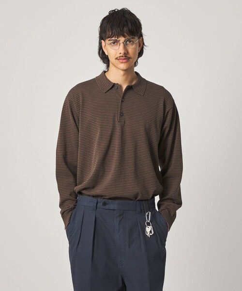 Steven Alan＞ ハイツイスト 3B ニットポロシャツ NARROW（ニット
