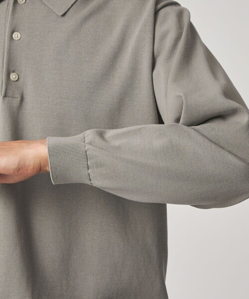 Steven Alan＞ ハイツイスト 3B ニットポロシャツ NARROW（ニット