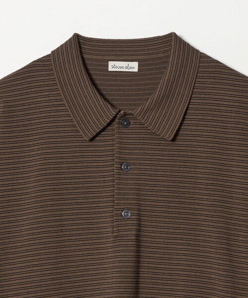 Steven Alan（スティーブンアラン）の「＜Steven Alan＞ ハイツイスト  3B ニットポロシャツ NARROW（ニット/セーター・メンズ・ブラック/その他1/ライトグレー・XL/L/M/S）」の10枚目の写真