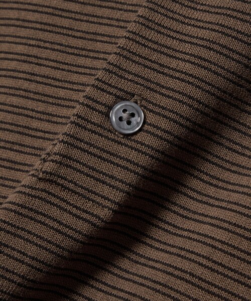 Steven Alan（スティーブンアラン）の「＜Steven Alan＞ ハイツイスト  3B ニットポロシャツ NARROW（ニット/セーター・メンズ・ブラック/その他1/ライトグレー・XL/L/M/S）」の11枚目の写真