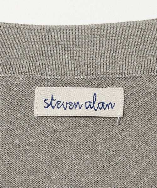 Steven Alan（スティーブンアラン）の「＜Steven Alan＞ ハイツイスト  3B ニットポロシャツ NARROW（ニット/セーター・メンズ・ブラック/その他1/ライトグレー・XL/L/M/S）」の12枚目の写真