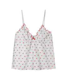 W) CHERRY STRING TOP SKYBLUE