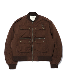 IEY（アイイーワイ）の「MAC MULTI BOMBER JACKET Brown（MA-1）」