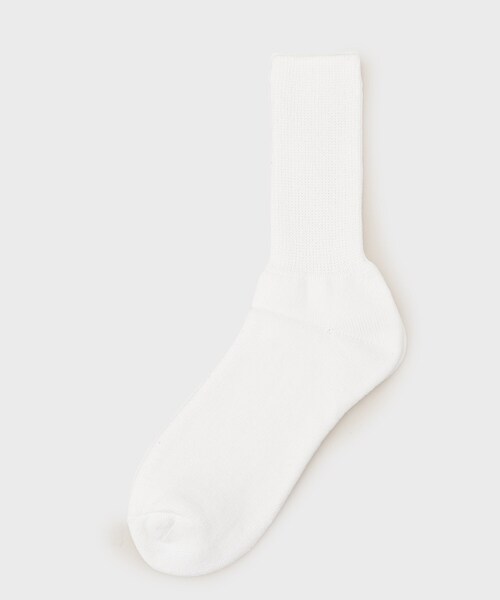 tk.TAKEO KIKUCHI（ティーケータケオキクチ）の「【別注】FRUIT OF THE LOOM ルーズフィットソックス（ソックス/靴下・メンズ・ブラック/ホワイト・00）」の3枚目の写真