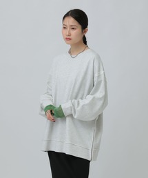 LEPSIM | 裏毛サイドZIPプルオーバー 639475(スウェット)