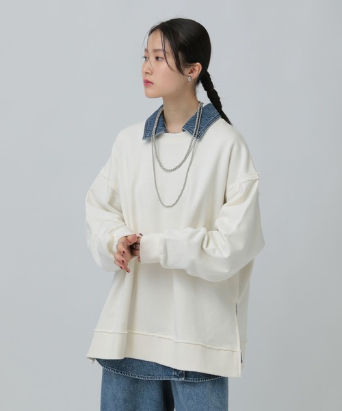 裏毛サイドZIPプルオーバー 639475（スウェット）｜LEPSIM（レプシィム