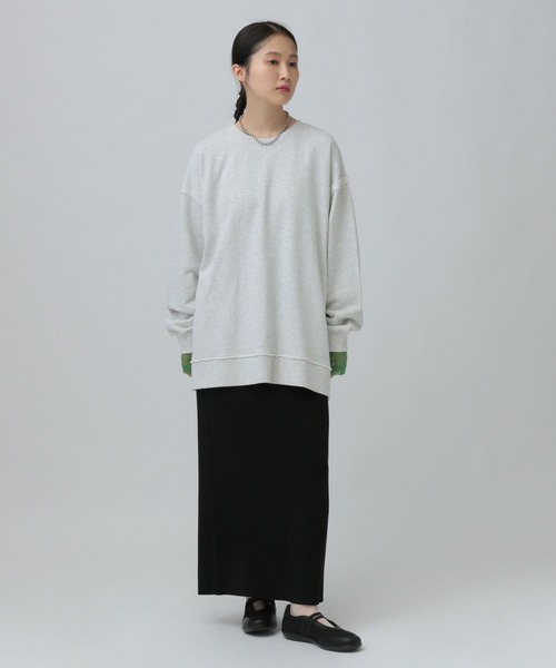 LEPSIM（レプシィム）の「裏毛サイドZIPプルオーバー　639475（スウェット・レディース・ライトグレー/オフホワイト/イエロー/ブラック・FREE）」の16枚目の写真