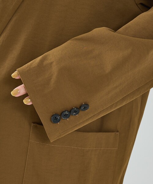 NOMINE(ノミネ)の「ワイド ジャケット(テーラードジャケット・レディース・キャメル/ブラック・M/L)」の19枚目の写真
