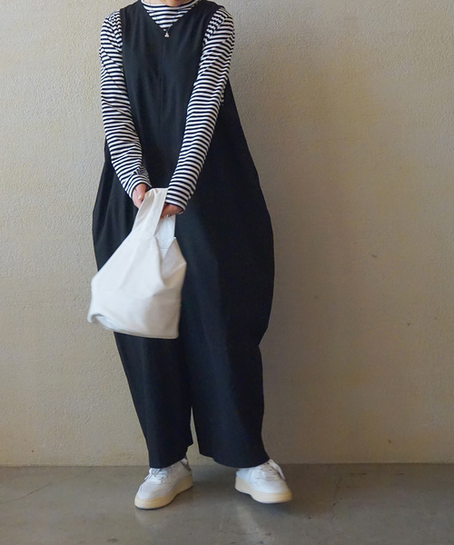 追加》フェイクレザー サークルBAG-M（エコバッグ/サブバッグ