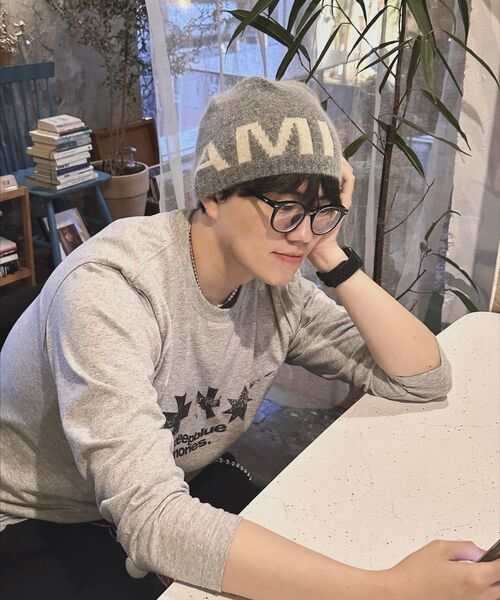 mydeepbluememories(マイディープブルーメモリーズ)の「SYMBOL GRAPHIC LONG SLEEVE(GREY)(Tシャツ/カットソー・レディース・グレー・LARGE/SMALL)」の8枚目の写真