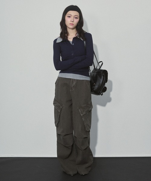 ENVYM（アンビー）の「スタッズ ミニ リュック（バックパック/リュック・レディース・ブラック/モカ・FREE）」の16枚目の写真