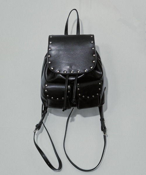 ENVYM（アンビー）の「スタッズ ミニ リュック（バックパック/リュック・レディース・ブラック/モカ・FREE）」の20枚目の写真