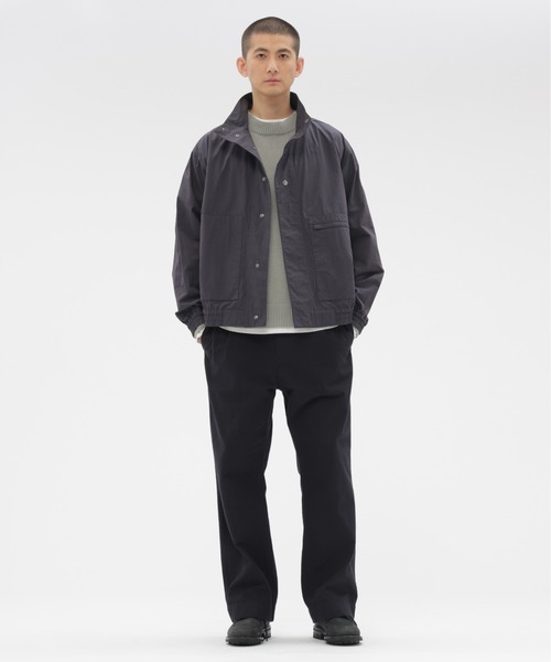 MHL.（エムエイチエル）の「COTTON NYLON PLAINWEAVE（ブルゾン・メンズ・グレー/インディゴブルー・MEDIUM/LARGE）」の3枚目の写真